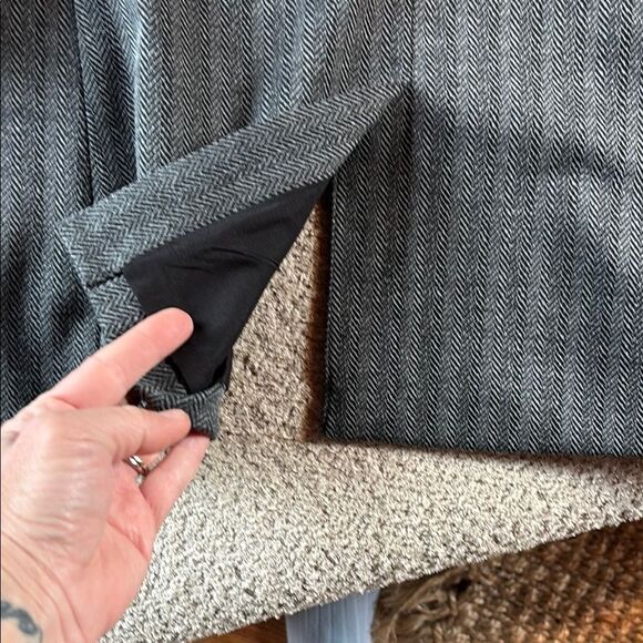 Simply Vera Vera Wang Gray Sport Coat with Notched Lapel - Picture 5 of 10